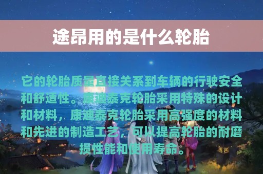 途昂用的是什么轮胎