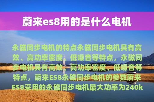 蔚来es8用的是什么电机