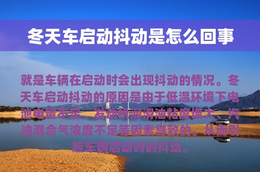 冬天车启动抖动是怎么回事