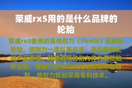 荣威rx5用的是什么品牌的轮胎