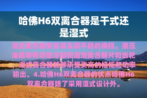 哈佛H6双离合器是干式还是湿式