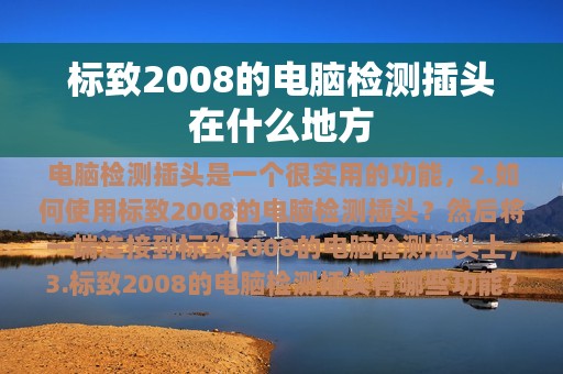 标致2008的电脑检测插头在什么地方