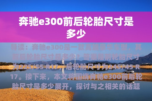 奔驰e300前后轮胎尺寸是多少