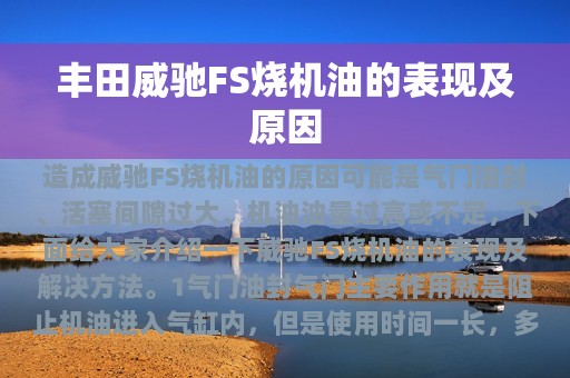 丰田威驰FS烧机油的表现及原因