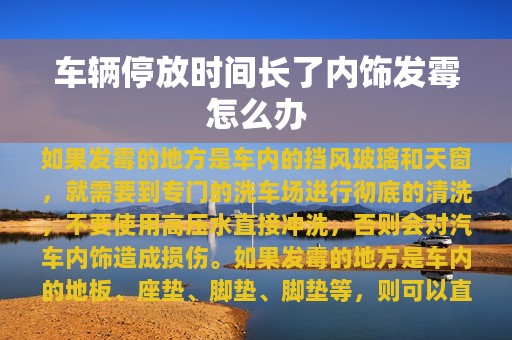 车辆停放时间长了内饰发霉怎么办