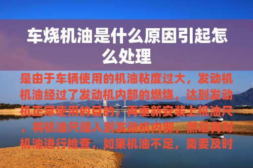 车烧机油是什么原因引起怎么处理