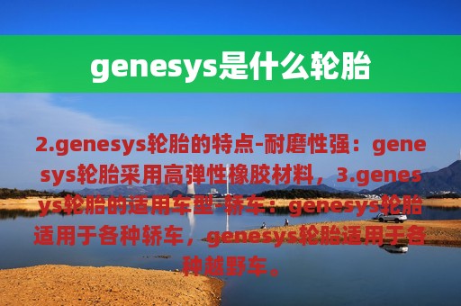 genesys是什么轮胎