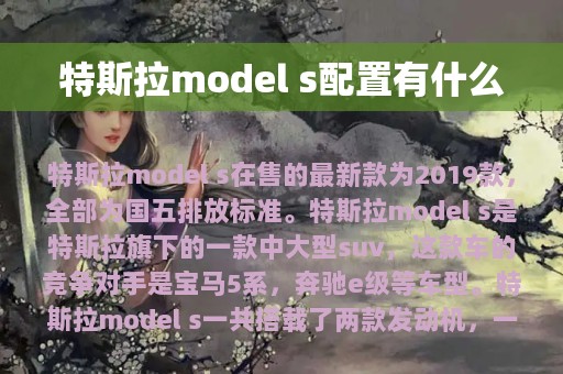 特斯拉model s配置有什么