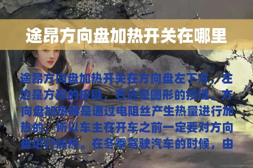 途昂方向盘加热开关在哪里