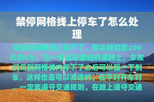 禁停网格线上停车了怎么处理