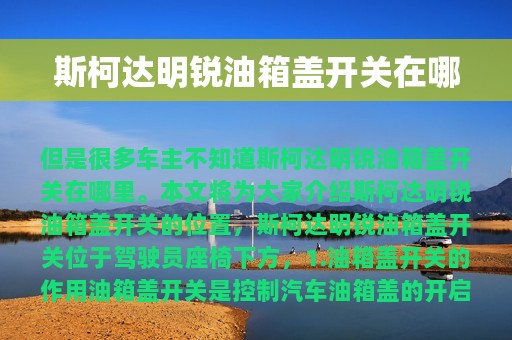 斯柯达明锐油箱盖开关在哪