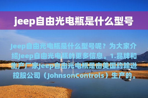 jeep自由光电瓶是什么型号