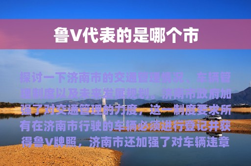 鲁V代表的是哪个市