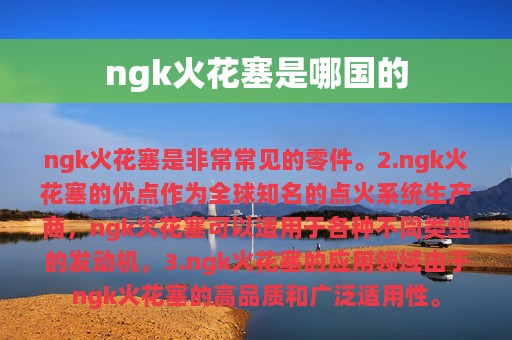 ngk火花塞是哪国的