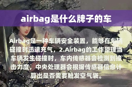 airbag是什么牌子的车