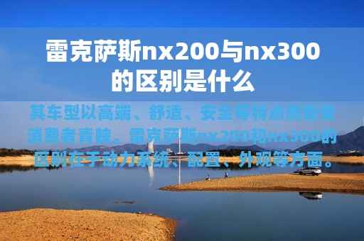 雷克萨斯nx200与nx300的区别是什么