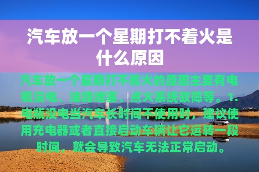 汽车放一个星期打不着火是什么原因