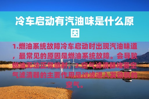 冷车启动有汽油味是什么原因