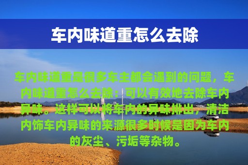 车内味道重怎么去除