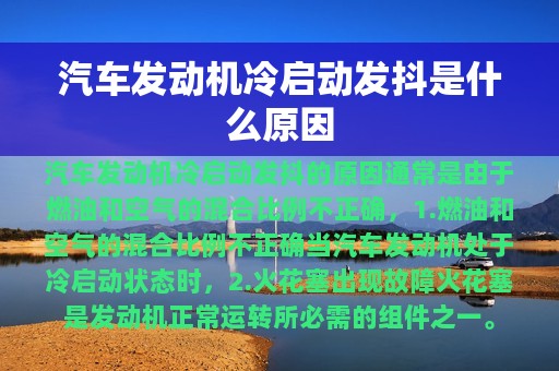 汽车发动机冷启动发抖是什么原因