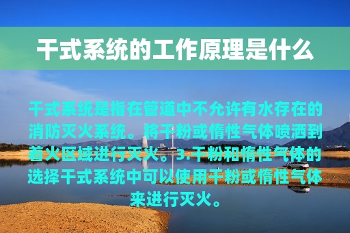 干式系统的工作原理是什么