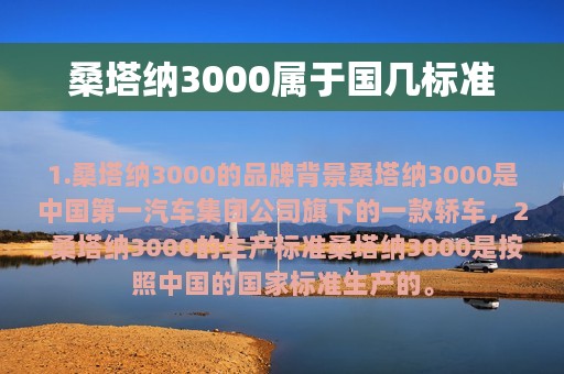 桑塔纳3000属于国几标准