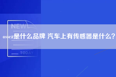 ossca是什么品牌 汽车上有传感器是什么？