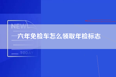 六年免检车怎么领取年检标志