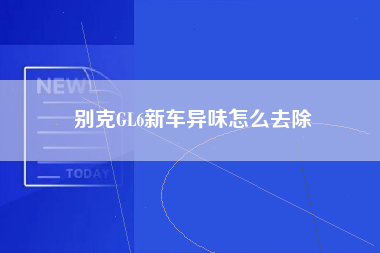 别克GL6新车异味怎么去除