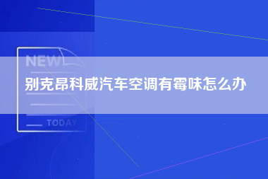 别克昂科威汽车空调有霉味怎么办