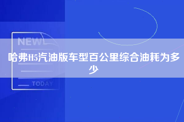 哈弗H5汽油版车型百公里综合油耗为多少