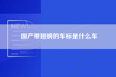 国产带翅膀的车标是什么车