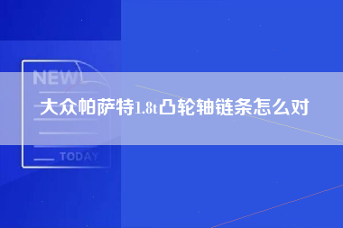 大众帕萨特1.8t凸轮轴链条怎么对