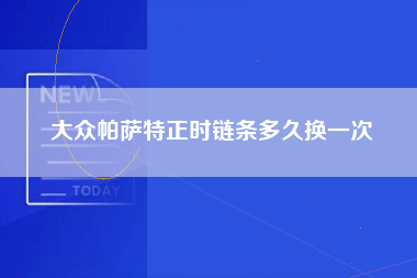 大众帕萨特正时链条多久换一次