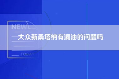 大众新桑塔纳有漏油的问题吗