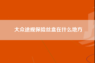 大众途观保险丝盒在什么地方