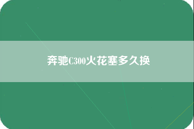 奔驰C300火花塞多久换