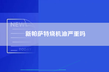 新帕萨特烧机油严重吗