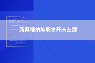 新桑塔纳玻璃水开关在哪